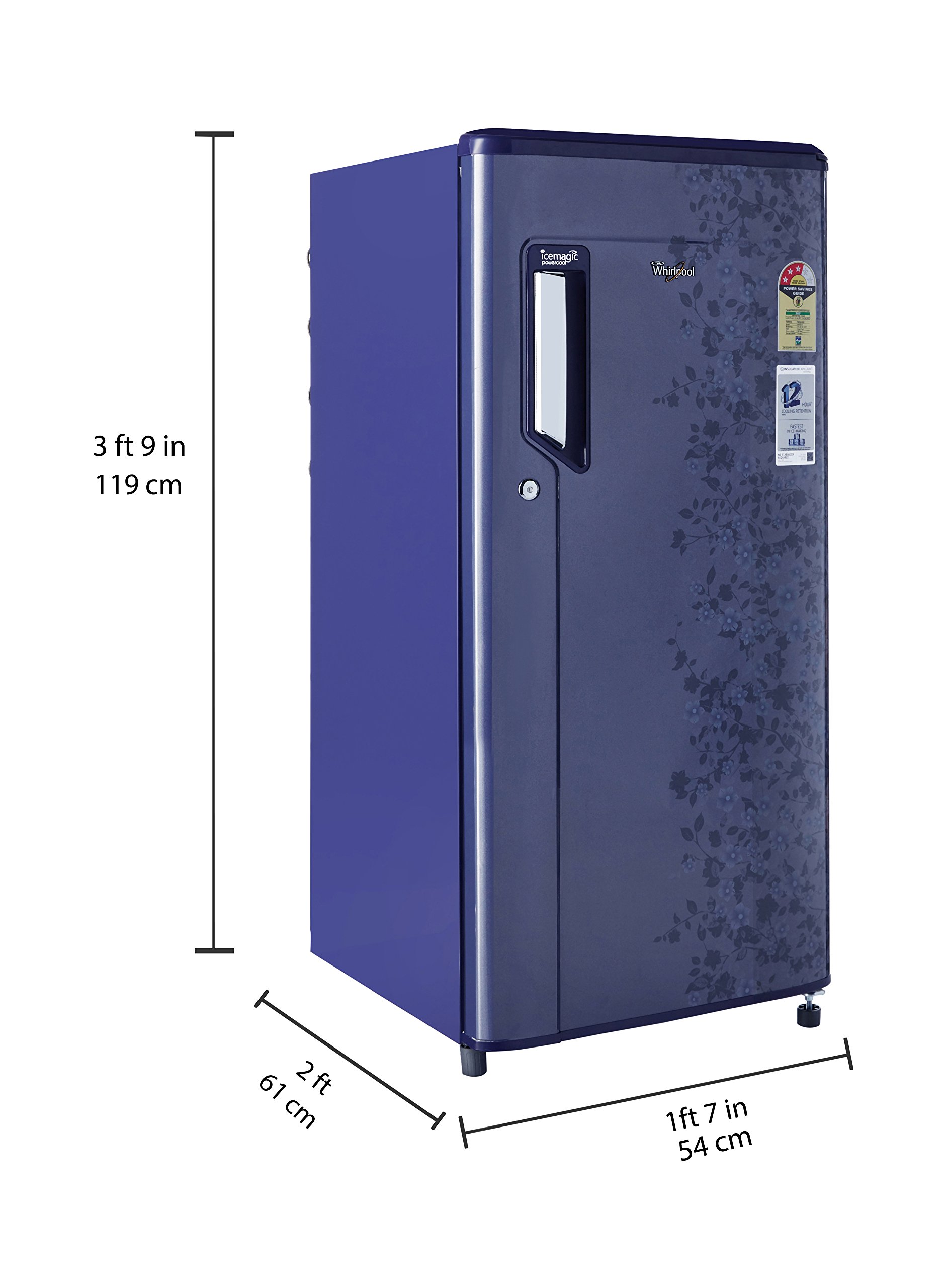Whirlpool 190 L 3 Star Direct Cool Single Door Refrigerator(205